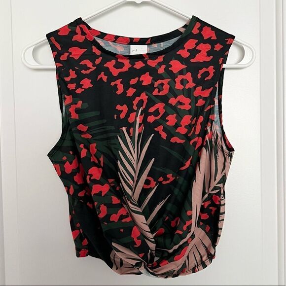 Souk + Sepia Tops - Twist front tank crop top